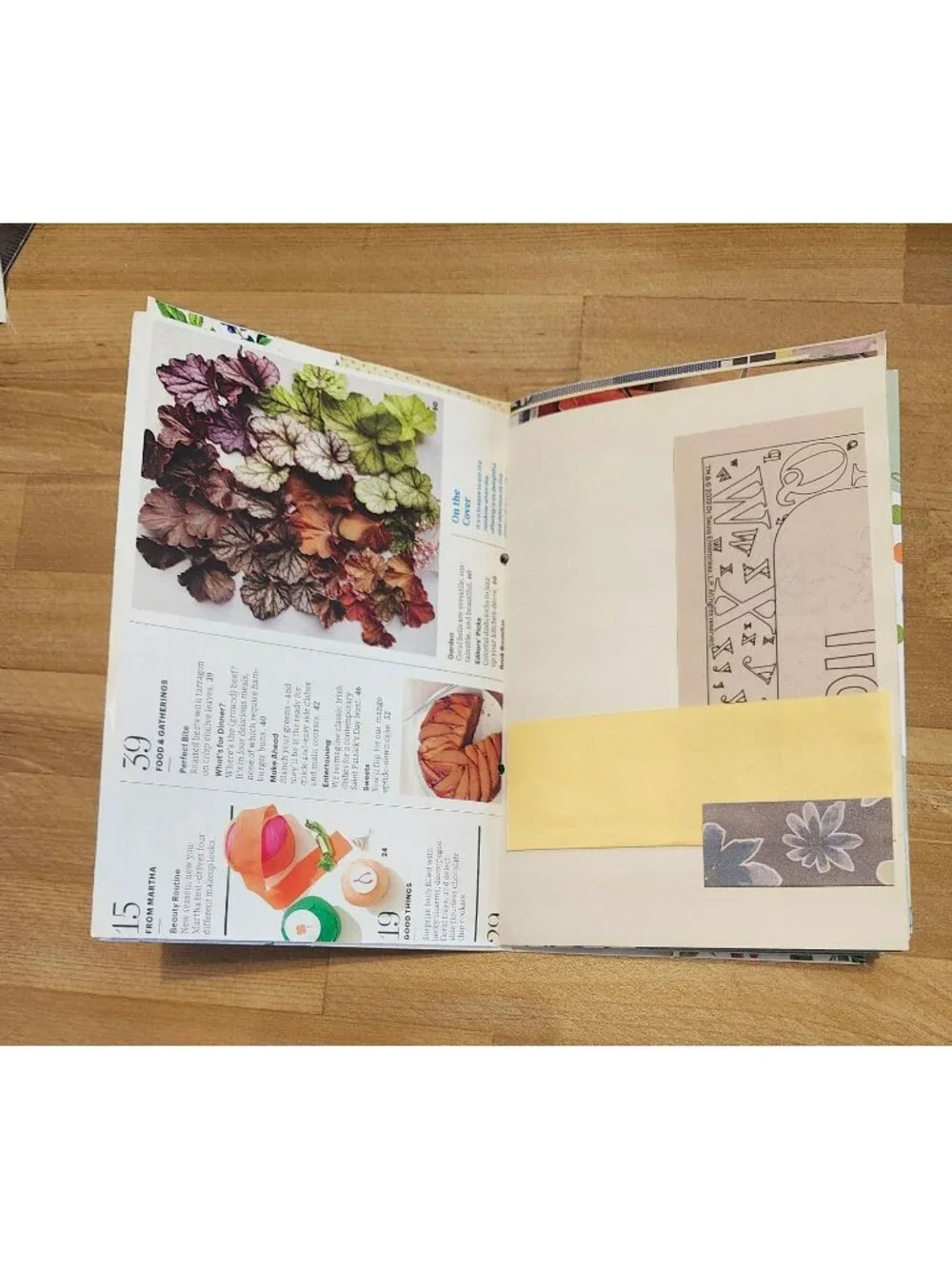 Handmade Junk Journal 90 pages Colorful & Bright 6x6.5